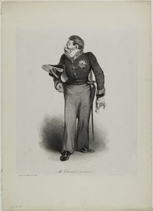 Herr Choiseul, (kallad le Duc), plansch 502 av Honoré Victorin Daumier