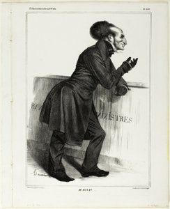 Mr Joliv...., plansch 346 från Cartooning Celebrities av Honoré Victorin Daumier