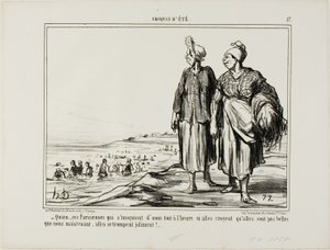 Quien ... de parisiska kvinnorna som driver med oss av Honoré Victorin Daumier