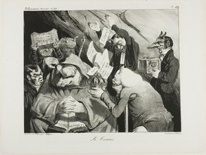 Frestelse, plåt 453 av Honoré Victorin Daumier