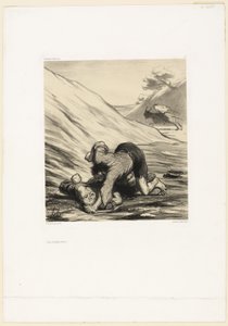 Åsnan och de två tjuvarna, plansch 75 ur Artists