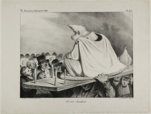 The Loose Head, plåt 427 av Honoré Victorin Daumier