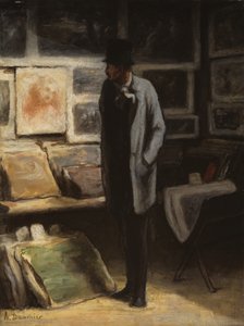 Samlaren av trycksaker av Honoré Victorin Daumier