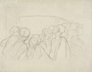 Åskådarna av Honoré Victorin Daumier