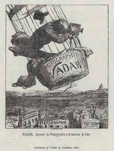 Nadar lyfter fotografiet till konstnivån av Honore (after) Daumier