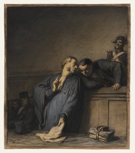 Ett brottsmål av Honoré Daumier