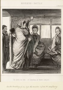 En liten sak, ingenting - och omnibussen är full av Honoré Daumier