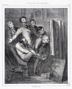 Genom verkstäderna av Honoré Daumier