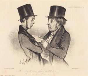 Gruvaktieägare... av Honoré Daumier