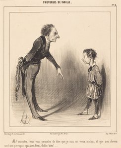 Ah! Monster, ni tillåter er... av Honoré Daumier