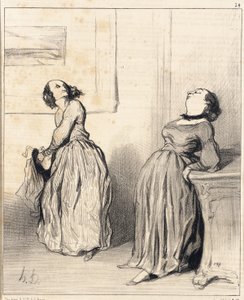 Åh! Tycker ni att min senaste roman inte riktigt är... av Honoré Daumier