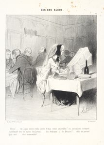 Kom igen!... de har ännu inte recenserat min roman i dag! De här journalisterna sysslar nu varje morgon med harar... rapphöns... morkullor!... och de tänker inte på mig... det är ofattbart! av Honoré Daumier