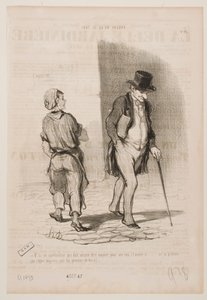 Ytterligare en som i år måste oroa sig för sin näsa... av Honoré Daumier