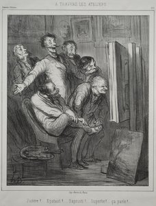 Genom studiorna av Honoré Daumier