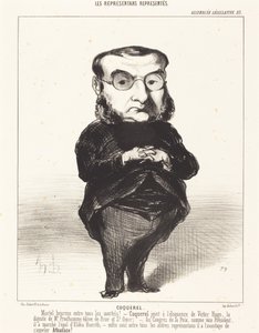 Ath. L. Charles Coquerel av Honoré Daumier