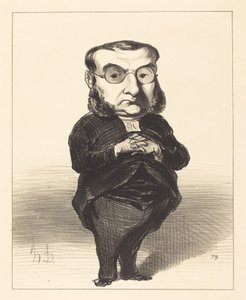 Ath. L. Charles Coquerel av Honoré Daumier