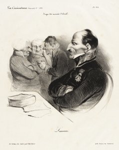 Baron de Lascours av Honoré Daumier