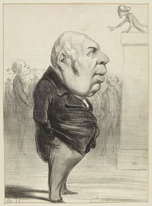 "Berryer" av Honoré Daumier