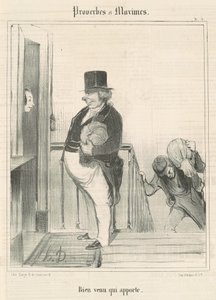 Välkommen som kommer med av Honoré Daumier