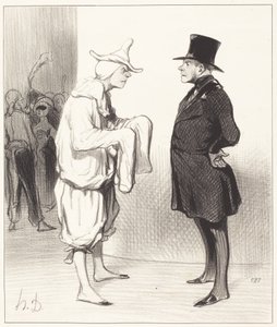 Ytterspelares morot av Honoré Daumier