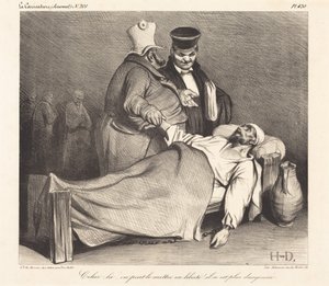 Den här kan vi släppa fri! Han är inte längre farlig! av Honoré Daumier