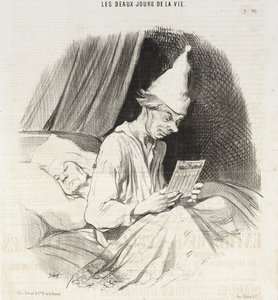 Det är ju idag, den 28 juli, S:ta Annas dag... av Honoré Daumier