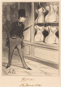 Det är unikt! Jag tog fyra storlekar... av Honoré Daumier