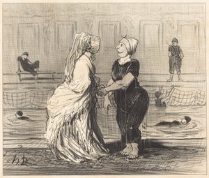 Kära baronessa, jag gratulerar er... av Honoré Daumier