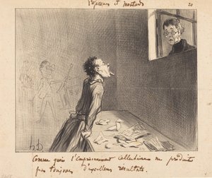 Hur isoleringsfängelse... av Honoré Daumier