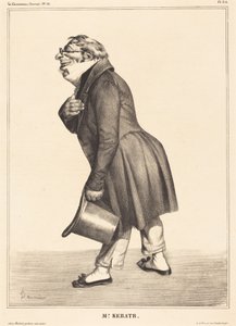Greve de Kératry av Honoré Daumier