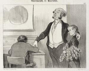 I denna annons som ni ska skicka till alla tidningar av Honoré Daumier
