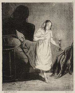 Säg, Bichette ... vad tänker du på ... av Honoré Daumier