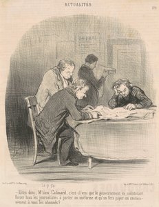 Säg, herr Colimard... av Honoré Daumier