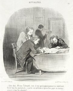 Säg mig, herr Colimard... av Honoré Daumier