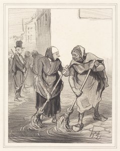 Hör du, mamma Giboulard... av Honoré Daumier