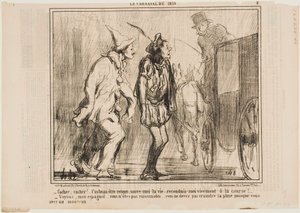 Kusk, kusk, du kan inte avvisa mig av Honoré Daumier
