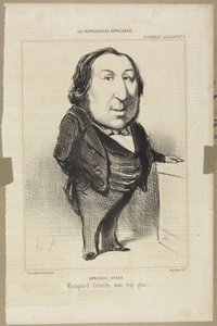 Emmanuel Arago av Honoré Daumier