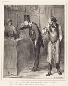 Här har vi en, han kan mycket väl vara olycklig... av Honoré Daumier