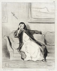 Helvete och fördömelse!... Utbuad... Utbuad!!... Utbuad! av Honoré Daumier