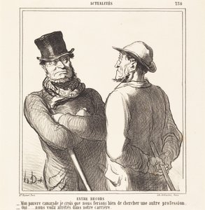 Mellan minnen av Honoré Daumier