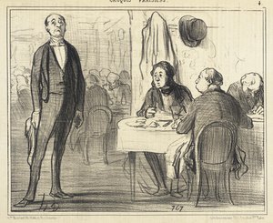Är det pojken?... av Honoré Daumier