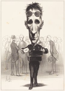 Félix Saint-Priest av Honoré Daumier