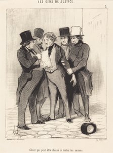 Vilt som får jagas under alla årstider av Honoré Daumier