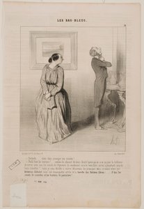 Älskling... kom och rätta till min slips!... av Honoré Daumier