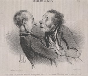 Mänskliga svagheter, nej. 1 av Honoré Daumier