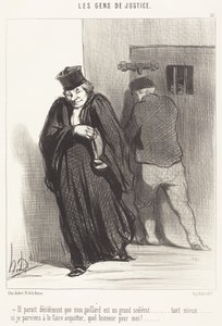 Det verkar... som om min karl är en stor skurk... av Honoré Daumier