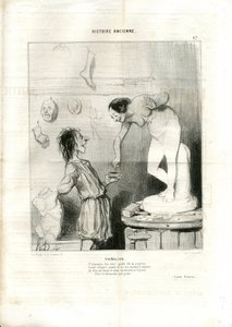 Illustration av Honore Daumier (1808-1879) i Le Charivari av Honoré Daumier