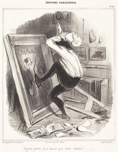 Otacksamma fosterland, du ska inte få mitt verk!... av Honoré Daumier