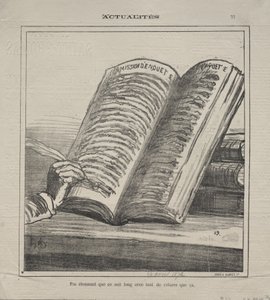 Aktualiteter (nr 77): Bli inte förvånad över att den är lång och med många korrigeringar av Honoré Daumier