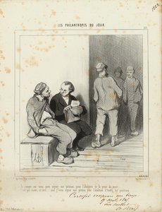 Jag räknar med att ni skriver under min namninsamling... / 33 av Honoré Daumier